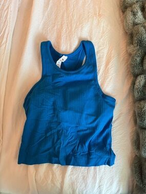 Ebb to Street Cropped Racerback Tank Top